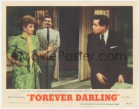 3z0778 FOREVER DARLING LC #6 1956 angel James Mason between Desi Arnaz & Lucille Ball, I Love Lucy!