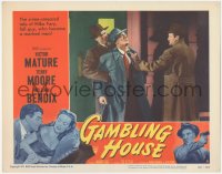 3z0787 GAMBLING HOUSE LC #8 1951 Victor Mature held down by one guy and beaten up by another!