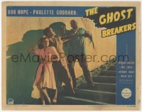 3z0794 GHOST BREAKERS LC 1940 Bob Hope & Paulette Goddard attacked by zombie Noble Johnson!