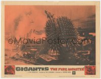 3z0798 GIGANTIS THE FIRE MONSTER LC #5 1959 cool special effects scene with Angurus' spiked shell!