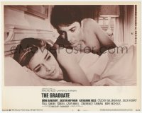 3z0814 GRADUATE pre-Awards LC #3 1968 classic c/u of Dustin Hoffman & Anne Bancroft in bed!