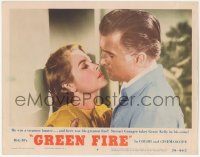 3z0822 GREEN FIRE LC #4 1954 best romantic close up of beautiful Grace Kelly & Stewart Granger!