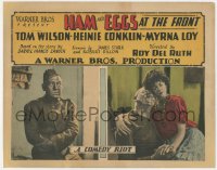 3z0829 HAM & EGGS AT THE FRONT LC 1927 Zanuck's racist movie w/ Myrna Loy in blackface, ultra rare!
