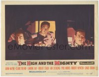 3z0848 HIGH & THE MIGHTY LC #3 1954 John Wayne & Robert Stack in cockpit, William Wellman directed!
