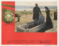 3z0849 HIGH PLAINS DRIFTER LC #8 1973 Clint Eastwood standing by grave of director Don Siegel!