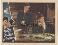 3z0881 IN SOCIETY LC 1944 Bud Abbott tells Lou Costello to use phone instead of piece of pipe!
