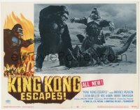 3z0919 KING KONG ESCAPES LC #2 1968 he's fighting the giant mechanical ape and a dinosaur!