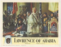 3z0945 LAWRENCE OF ARABIA LC #4 1962 David Lean classic, Anthony Quinn watches Peter O'Toole with gun!