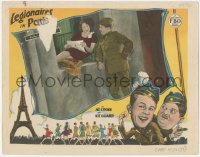3z0948 LEGIONAIRES IN PARIS LC 1927 wacky soldier Al Cooke flirting with pretty woman in window!