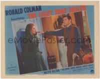 3z0955 LIGHT THAT FAILED LC 1939 blind Ronald Colman reaches out to touch hooded Muriel Angelus!