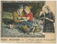 3z0958 LITTLE ANNIE ROONEY LC 1925 close up of Mary Pickford showing William Haines where it hurts!