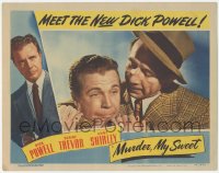 3z1034 MURDER, MY SWEET LC 1944 Dick Powell being choked, from Raymond Chandler novel!