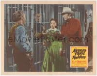 3z1042 NAVAJO TRAIL RAIDERS LC #5 1949 Rocky Lane, Barbara Bestar & Eddy Waller by jail cells!