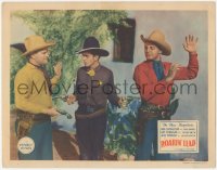 3z1135 ROARIN' LEAD LC 1936 sheriff holds Ray Corrigan & Max Terhune at gunpoint, Three Mesquiteers!