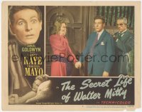 3z1169 SECRET LIFE OF WALTER MITTY LC #8 1947 Virginia Mayo sees Boris Karloff behind Danny Kaye!