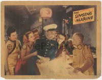 3z1196 SINGING MARINE LC 1937 Dick Powell in uniform ordering drinks for five sexy ladies!