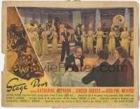 3z1225 STAGE DOOR LC 1937 Ginger Rogers & Ann Miller perform w/chorus girls to distracted Menjou!