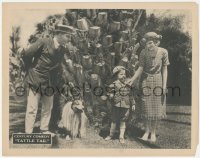 3z1262 TATTLE TAIL LC 1922 wacky image of Brownie the Dog & child both wearing beards, ultra rare!