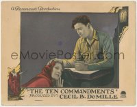 3z1266 TEN COMMANDMENTS LC 1923 Leatrice Joy rests her head on Richard Dix's knee, Cecil B. DeMille!