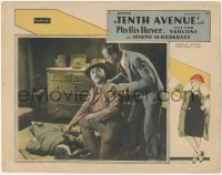 3z1268 TENTH AVENUE LC 1928 man is discovered murdered, great border art of sexy Phyllis Haver!