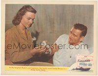 3z1279 THEY WERE EXPENDABLE LC #6 1945 pretty nurse Donna Reed does things to John Wayne's heart!