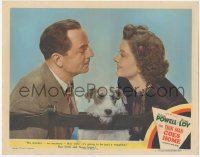 3z1282 THIN MAN GOES HOME LC #4 1944 William Powell promises Myrna Loy & Asta they'll vacation!