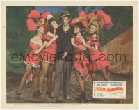 3z1297 TICKET TO TOMAHAWK LC #4 1950 Dan Dailey with sexy unbilled Marilyn Monroe & showgirls!