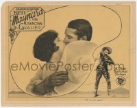 3z1332 UNKNOWN CAVALIER LC 1926 romantic kiss close up of Ken Maynard & pretty Kathleen Collins!