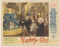 3z1341 VARIETY GIRL LC #5 1947 crowd watches Bob Hope & Bing Crosby on display!