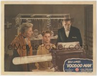 3z1345 VOODOO MAN LC 1944 Bela Lugosi & Wanda McKay by cool machine in laboratory!