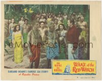 3z1350 WAKE OF THE RED WITCH LC #8 1949 John Wayne on beach w/ Duke Kahanamoku & Henry Brandon!