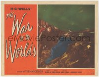 3z1352 WAR OF THE WORLDS LC #2 1953 Gene Barry tries to find a way into the alien ship, classic!