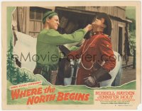 3z1362 WHERE THE NORTH BEGINS LC #2 1947 Mountie Russell Hayden, James Oliver Curwood, very rare!
