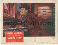 3z1366 WHITE HEAT LC #5 1949 crazy laughing James Cagney is on top of the world, Ma, classic scene!