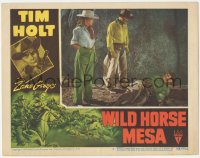 3z1371 WILD HORSE MESA LC #3 1948 cowboy Tim Holt & Nan Leslie standing over wounded man!