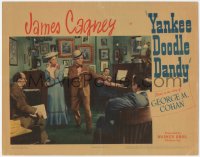 3z1386 YANKEE DOODLE DANDY LC 1942 James Cagney & Joan Leslie performing in producer's office!