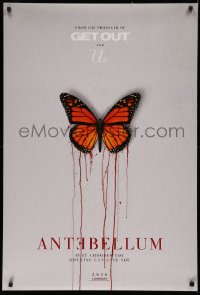 4a0710 ANTEBELLUM teaser DS 1sh 2020 if it chooses you, nothing can save you, bleeding butterfly!