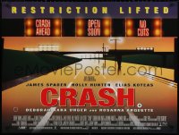 4a0129 CRASH DS British quad 1996 David Cronenberg, James Spader, bizarre sex movie!