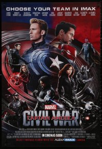 4a0023 CAPTAIN AMERICA: CIVIL WAR IMAX recalled advance DS Thai 1sh 2016 Marvel Comics, different!