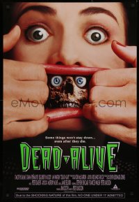 4a0816 DEAD ALIVE 1sh 1992 Peter Jackson gore-fest, some things won't stay down!