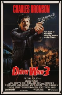 4a0818 DEATH WISH 3 1sh 1985 art of Charles Bronson bringing justice to the streets!