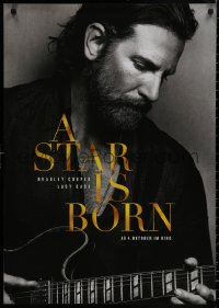 4a0081 STAR IS BORN teaser DS German 2018 different close-up of Bradley Cooper who stars and directs!