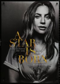 4a0082 STAR IS BORN teaser DS German 2018 great completely different close-up of Lady Gaga!