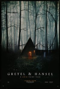 4a0872 GRETEL & HANSEL int'l teaser DS 1sh 2020 Brothers Grimm, Lillis & Leakey in the title roles!