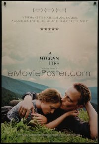 4a0887 HIDDEN LIFE int'l DS 1sh 2019 directed by Terrence Malick, August Diehl, Valerie Pachner!