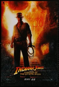 4a0901 INDIANA JONES & THE KINGDOM OF THE CRYSTAL SKULL teaser DS 1sh 2008 May 22 style, Drew!