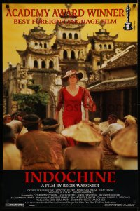 4a0907 INDOCHINE awards 1sh 1992 best foreign language film, pretty Catherine Deneuve in Asia!