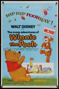 4a0979 MANY ADVENTURES OF WINNIE THE POOH 1sh 1977 and Tigger too, plus three great shorts!
