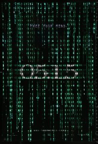 4a0982 MATRIX RELOADED holofoil teaser 1sh 2003 Keanu Reeves, free your mind on 05.15!