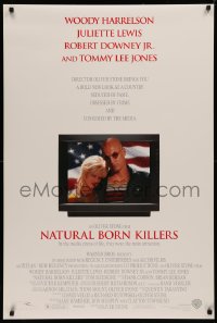 4a0997 NATURAL BORN KILLERS DS 1sh 1994 Oliver Stone, Woody Harrelson & Juliette Lewis on TV!